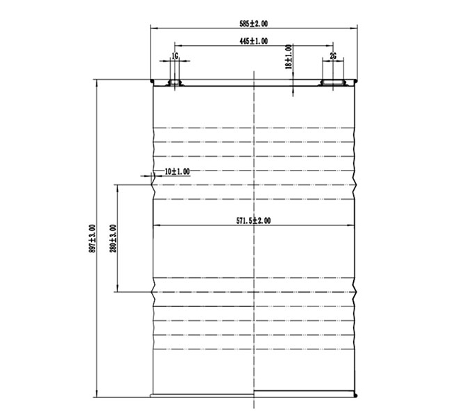 220L Steel Drum Specifications