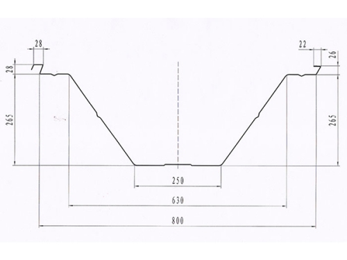BH-1200-800 Arched Roof Sheet Forming Machine