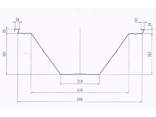 BH-1200-800 Arched Roof Sheet Forming Machine