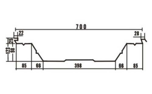 BH-914-700 Arched Roof Sheet Forming Machine