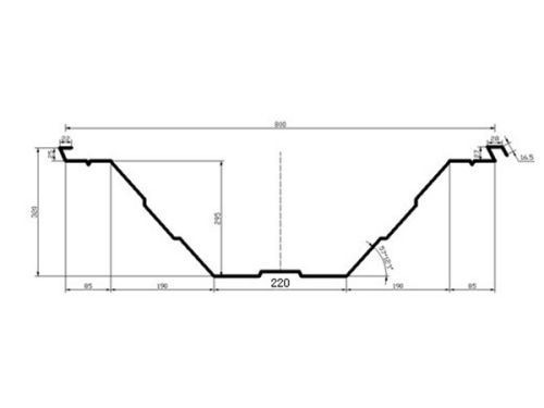 BH-1220-800 Arched Roof Sheet Forming Machine